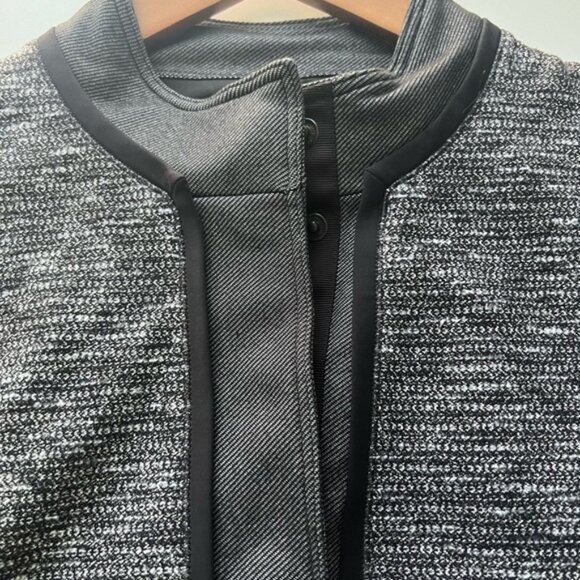 Lululemon Cocoon Car Coat Coco Pique Black Size Medium - Picture 6 of 8